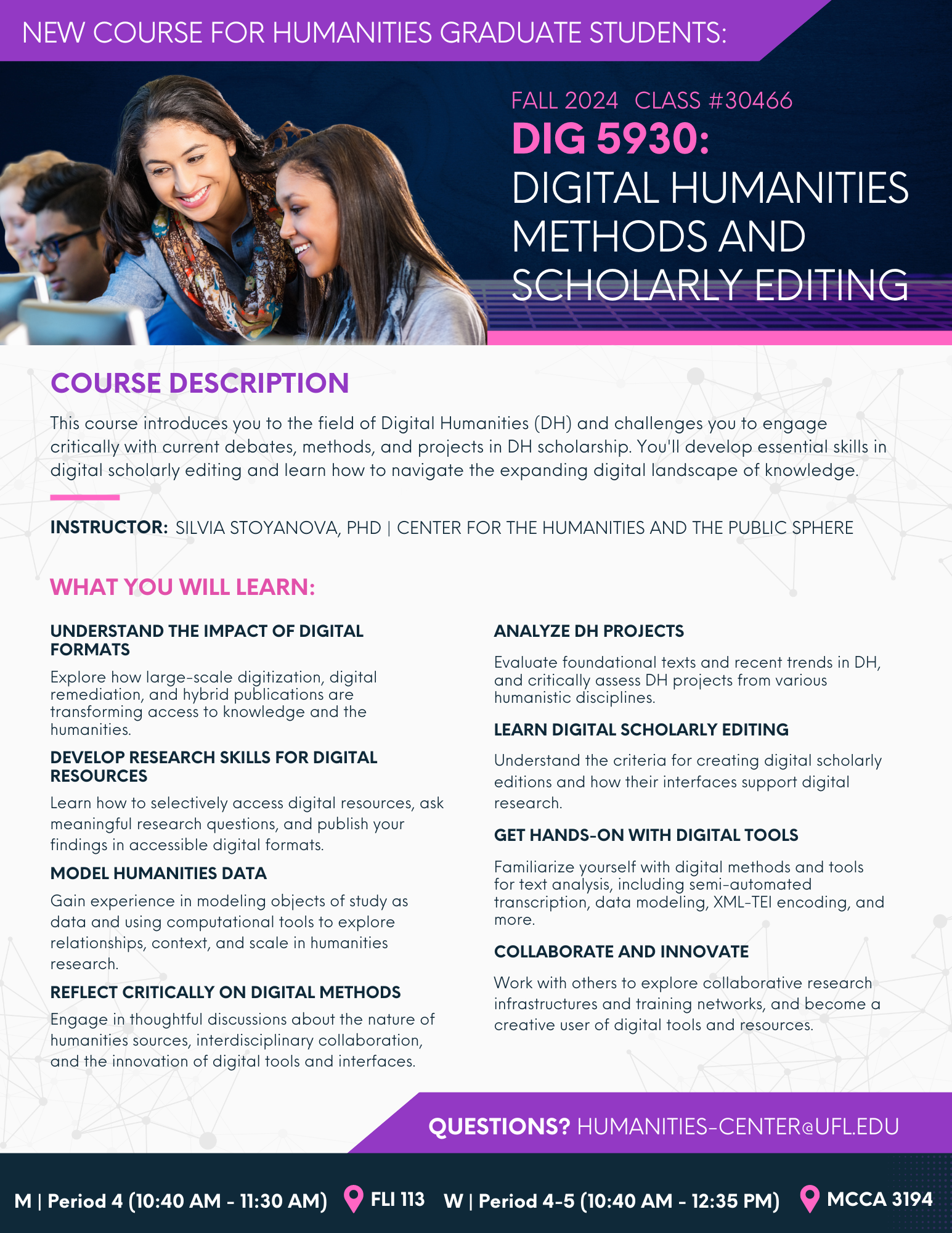 Digital Humanities Grad Flyer 2024