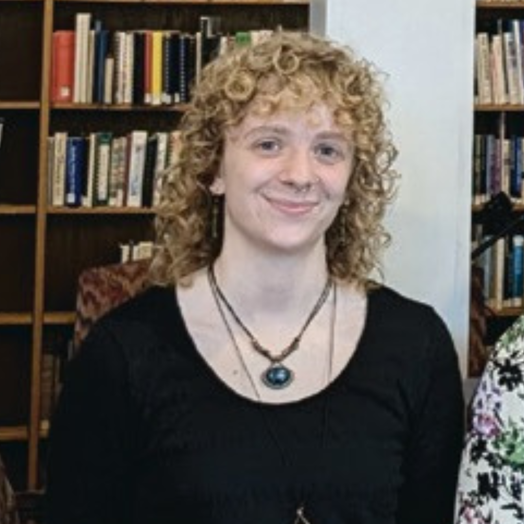 Woman in black blazer
