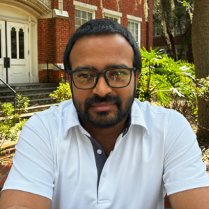 Professional headshot of Arjun Krishna Kumar, Graduate Student Program Coordinator, Digital Humanities