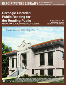 Imagining Carnegie Libraries Talk Banner